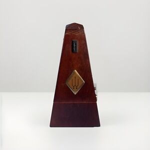 Vintage Wittner Metronome Wood Windup Made In Germany.Works Perfectly